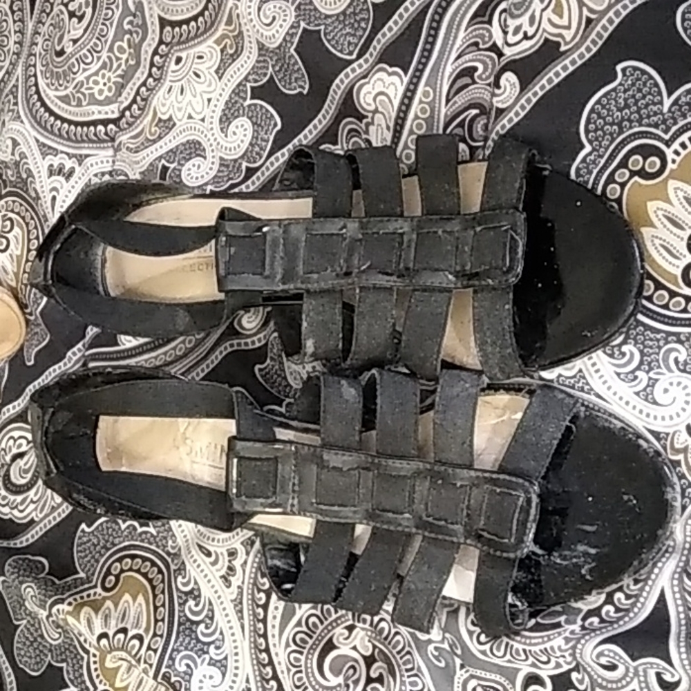 Jasmin Collection women's dress sandals black size 8.5